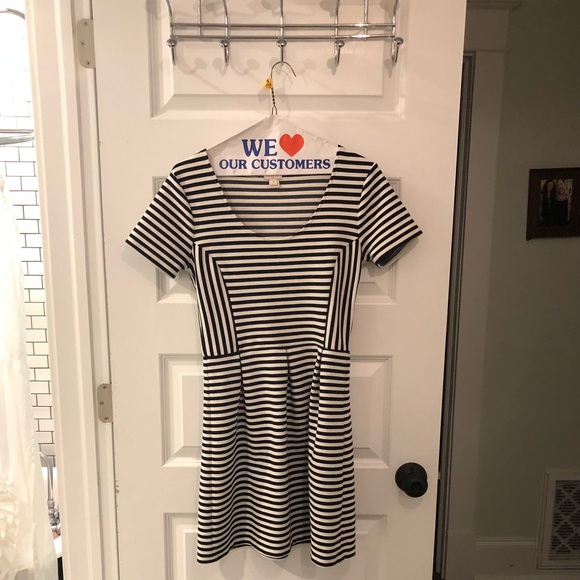 J. Crew Factory Dresses & Skirts - Women’s black and white striped dress